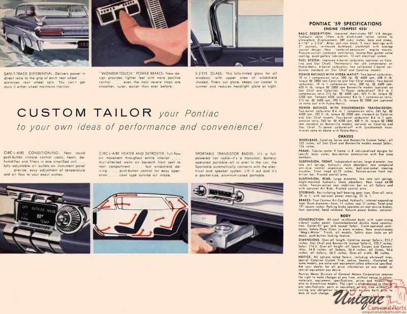 1959 Pontiac Brochure Page 10